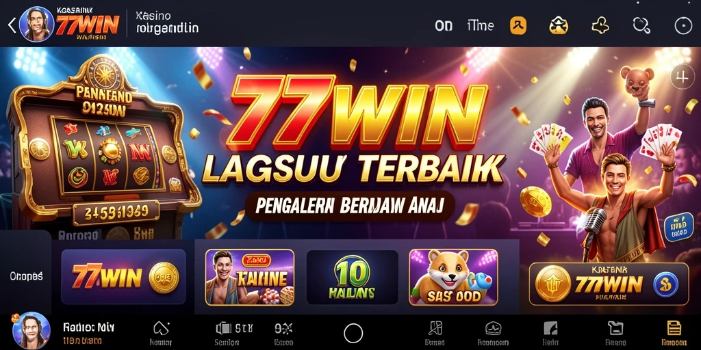 Screenshot gameplay 77WIN menampilkan dealer langsung dan suasana kasino yang mendebarkan.
