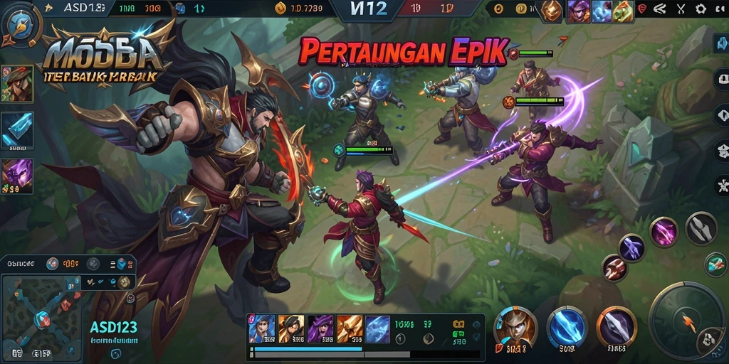 Gameplay epik dan grafis menawan dalam ASD123.