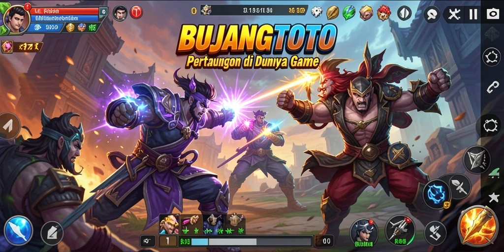 Gameplay seru dalam pertarungan epik dengan karakter unik.