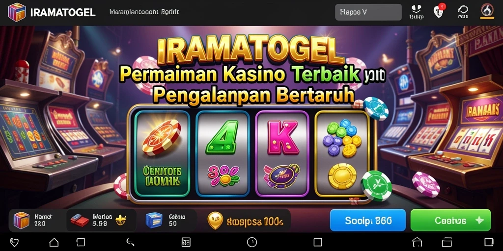 Tampilan menarik gameplay IRAMATOGEL saat bermain Kasino.