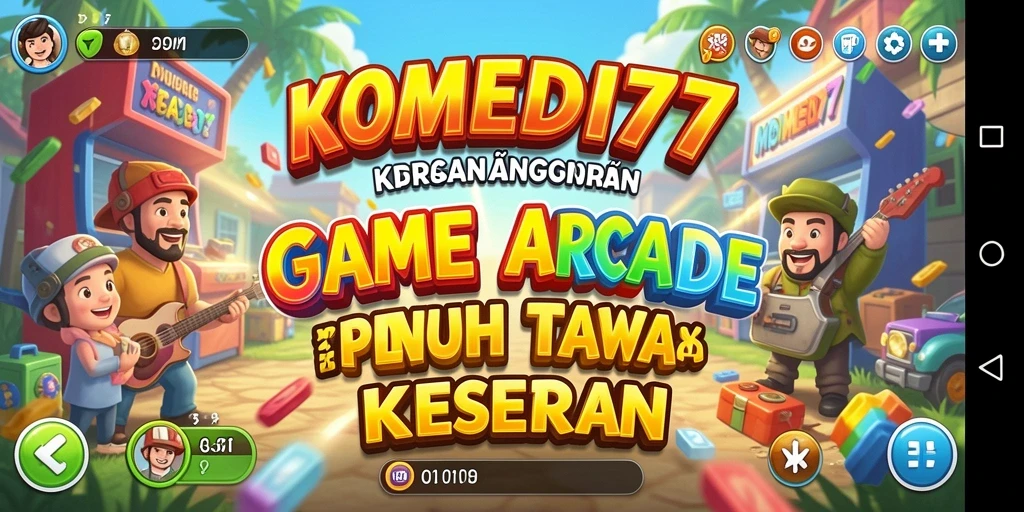 Tampilkan gameplay seru dan penuh warna dari KOMEDI77.