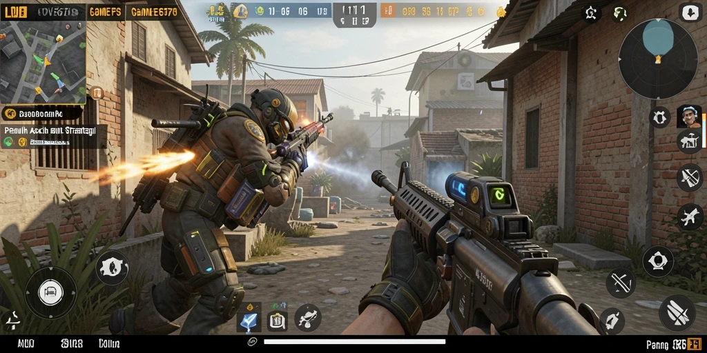 Screenshot LOVE678 menampilkan aksi gameplay FPS yang mendebarkan dan grafis yang memukau.