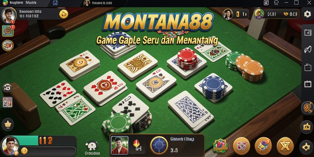 Tampilan gameplay yang menarik dari MONTANA88 dengan pemain yang bersaing.