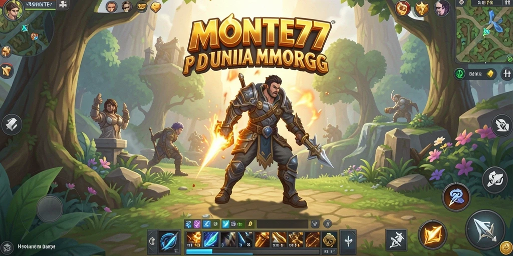 Tampilan menakjubkan dari gameplay <strong>MONTE77</strong> dengan aksi seru.