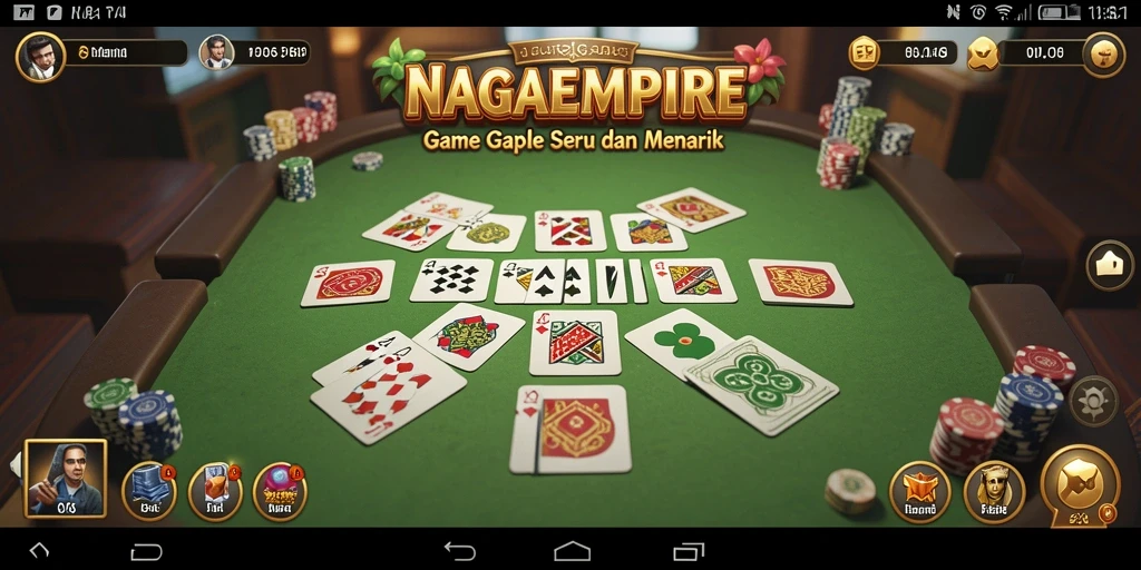 Tampilan gameplay seru NAGAEMPIRE dengan pemain yang aktif dan strategi menarik.