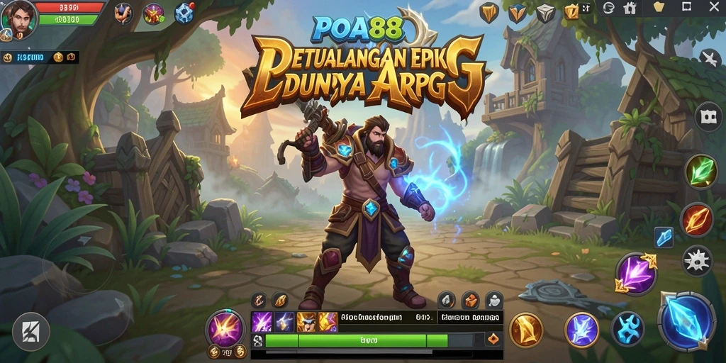 Tampilan gameplay seru dari <strong>POA88</strong> dengan aksi ARPG mendebarkan.