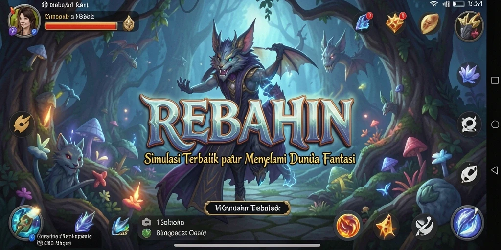 Tampilan gameplay REBAHIN yang memukau dan interaktif.