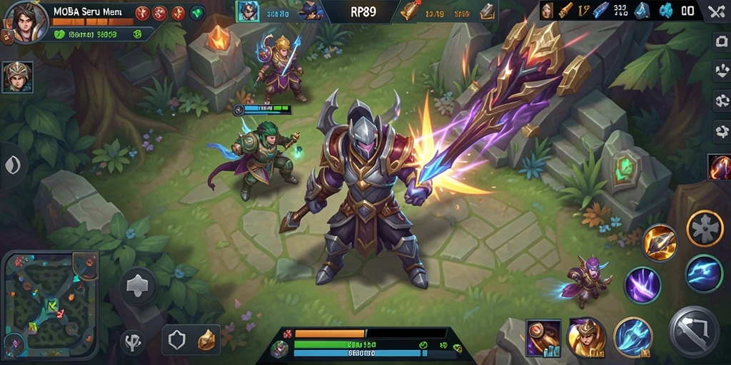 Tampilan gameplay seru dengan aksi strategis dalam RR89.