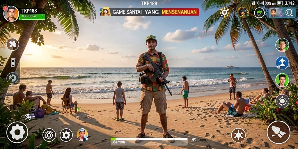 Tangkapan layar gameplay TKP188 yang menunjukkan momen seru dalam game casual.
