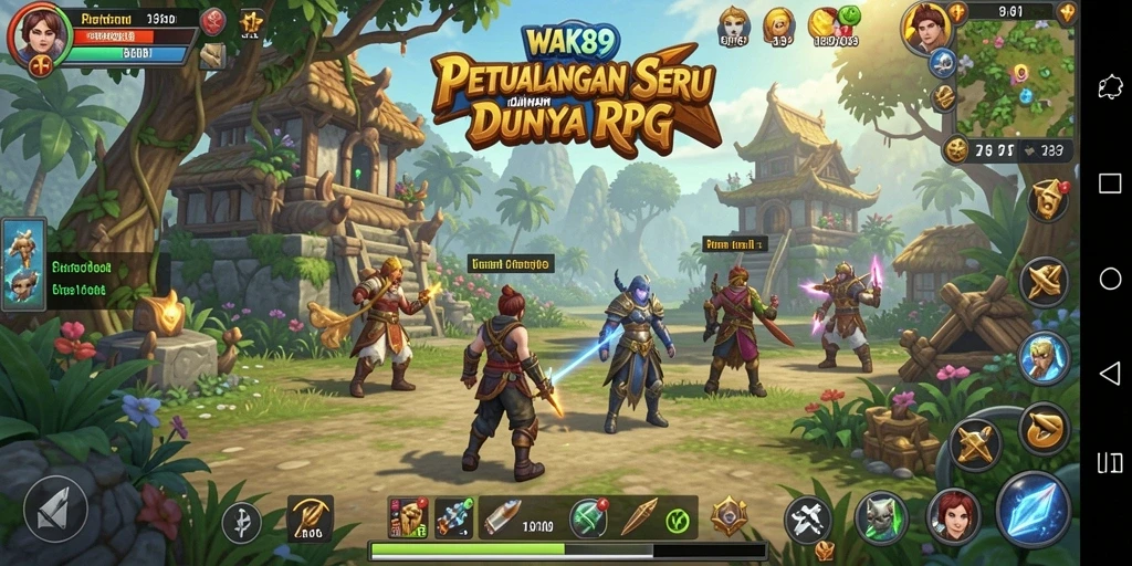 Screenshot gameplay WAK89 menampilkan aksi seru di dunia RPG.